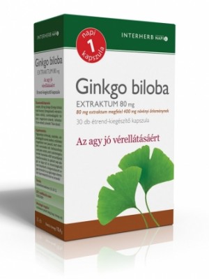 Ginkgo Biloba 80 mg. 30 capsules
